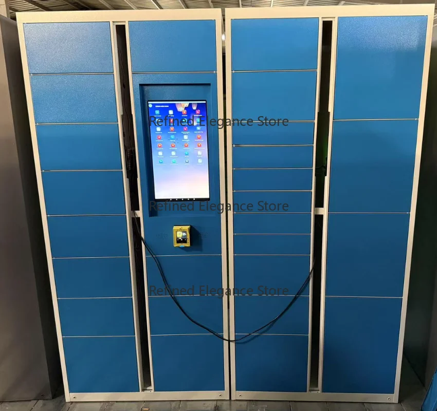 Accept Customized Smart Luggage Storage Locker Pin Code Self Service Luggage Locker for Airport Station Railway Station