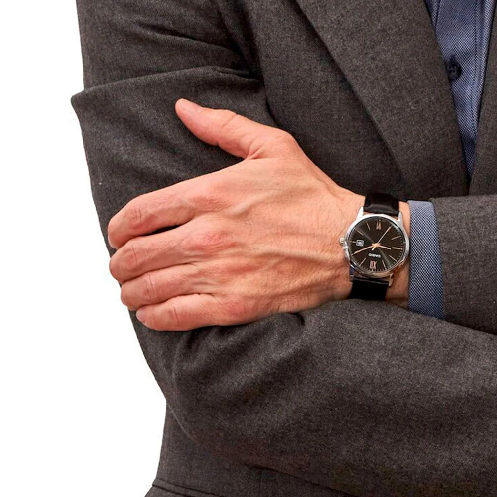 Casio Watch for Men Business Casual Style MTP-V002L Series Simple Relogio Waterproof Watch