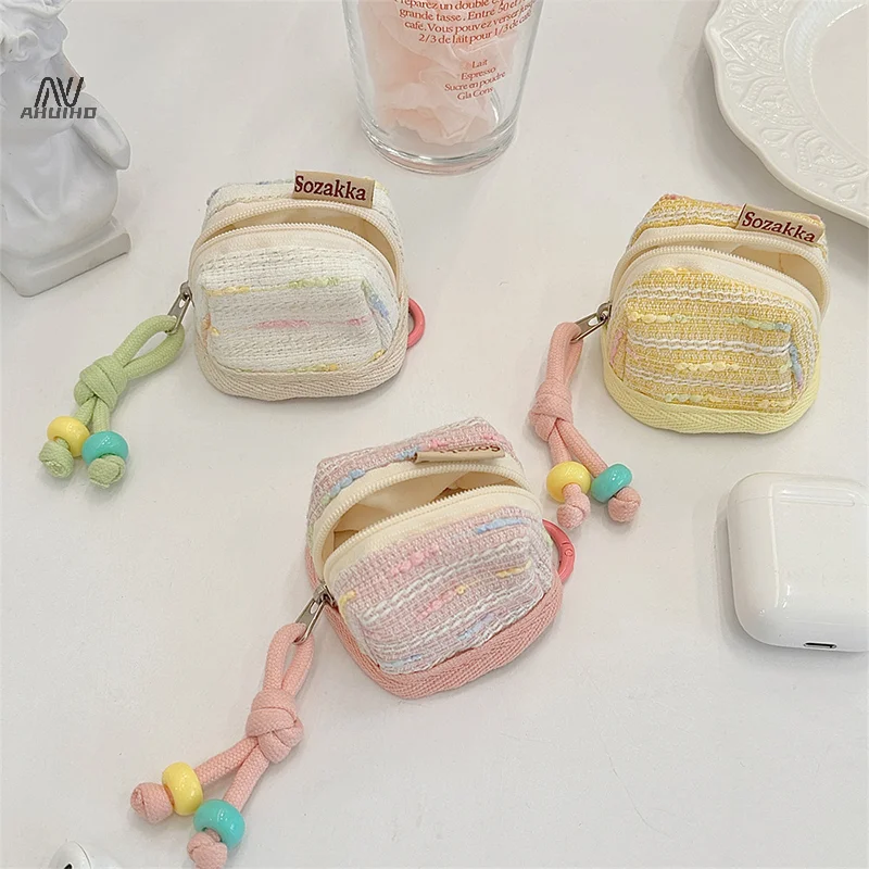 1PC Cute And Portable Coin Purse Wireless Bluetooth Earphone Protective Case Wallet