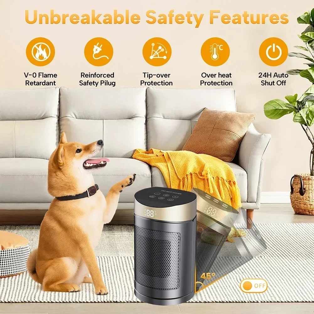 

Компактный обогреватель Энергосберегающий обогреватель Регулируемые температурные режимы Компактная конструкция Технология быстрого нагрева