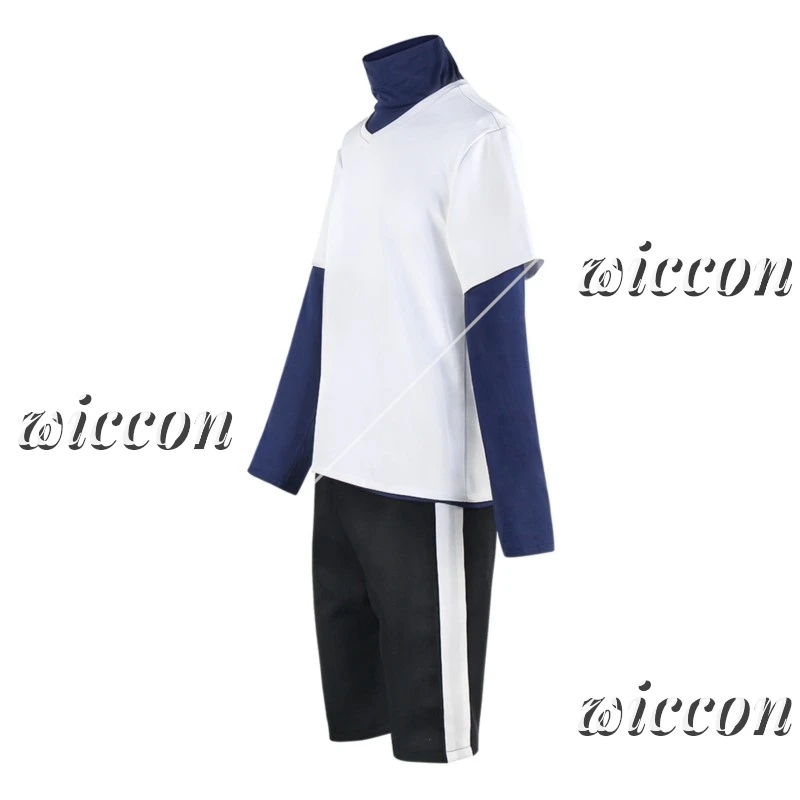 Killua Zoldyck Cosplay Costume Hunter × X Hantaa Kirua Zaoldyeck T shirt Full Set Wig Halloween Xmas New