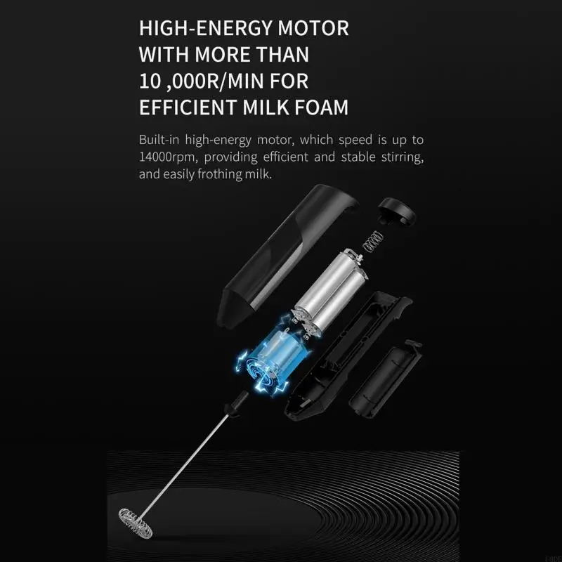 Misturador mão elétrico portátil com acessórios batedor aço inoxidável Liquidificador leve para assar e cozinhar