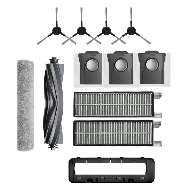 

ABSQ-Vacuum Cleaner Spare Parts Set-12PCS Brush, Hepa Filter, Dust Bag, Tracked Mop Cloth For Dreame Mova G30/G30 Pro/G30 Ultra