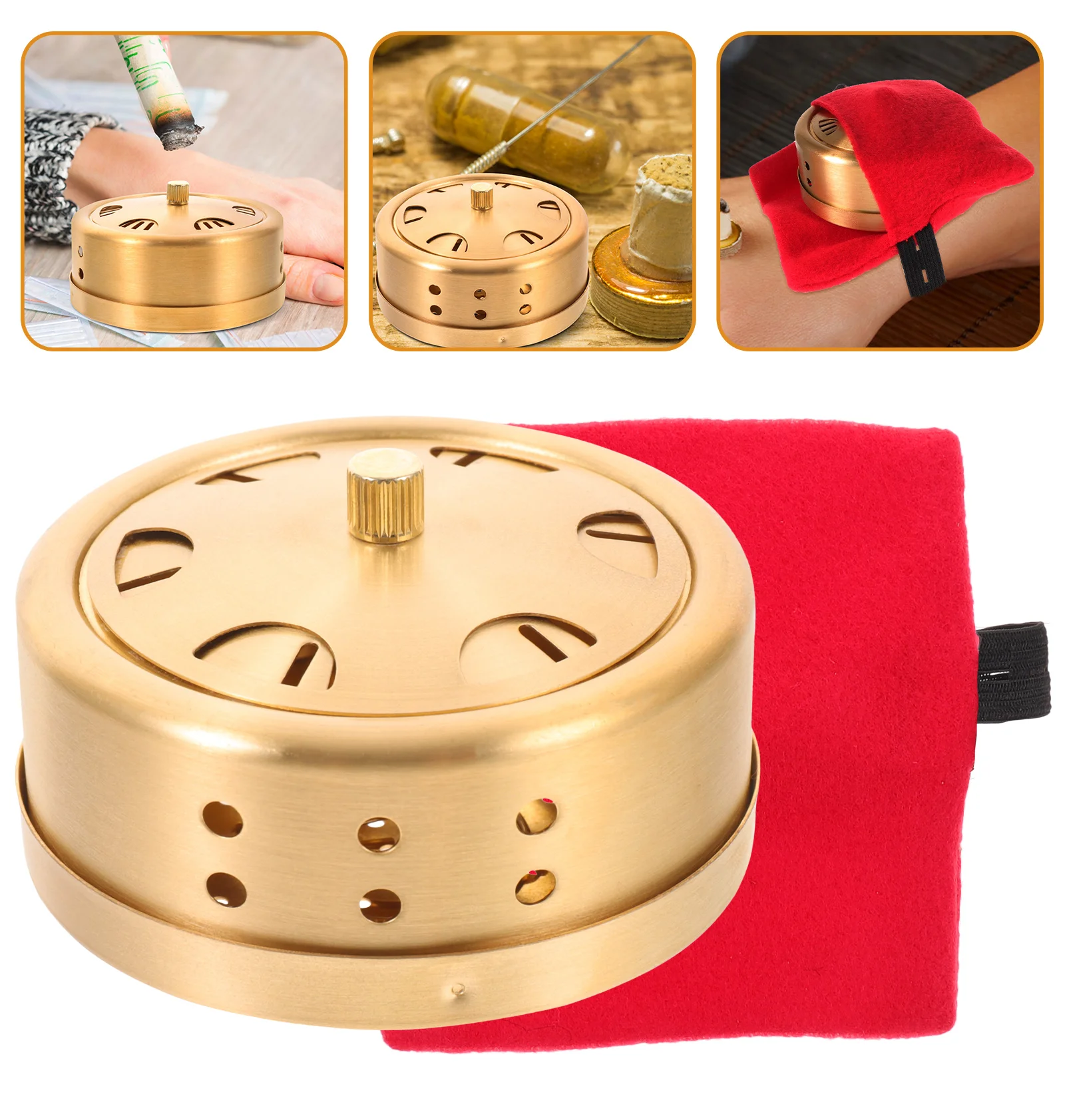 Moxibustion Box Massage Burner Case -stick Container Body Holder Smokeless Moxa Tank for Back Pain