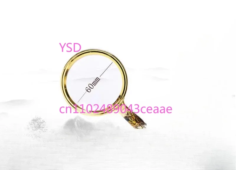 High-Power HD Magnifying Glass (80X, for Elderly, Students & Children, Ideal for Reading Newspapers, Appreciation)