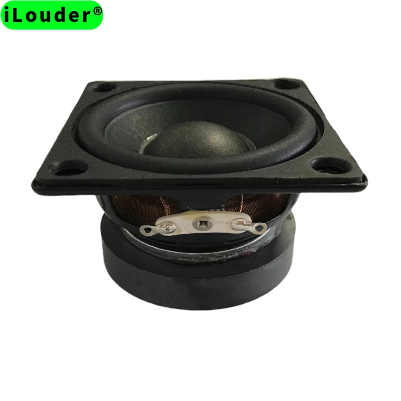 84DB 45mm-Ferrite Magnet 57mm Square Speaker RMS Power 6W 4ohm/8ohm Optional 2.25 Inch Paper Cone Rubber Edge Full Range Speaker