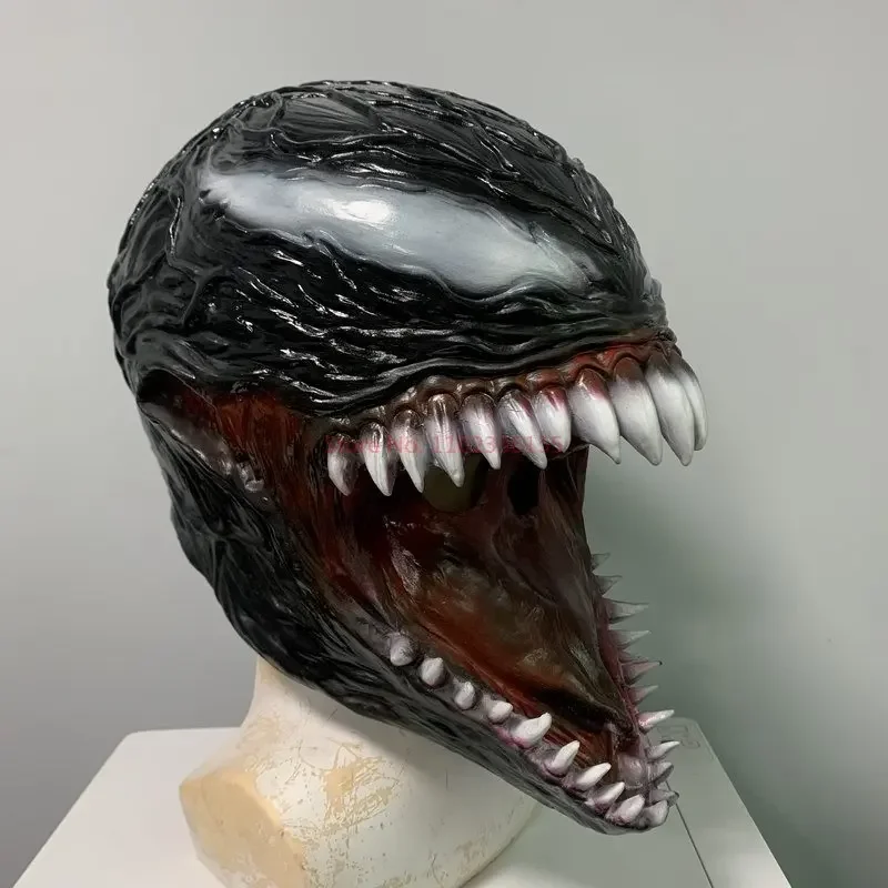 Gifmasker Cosplay Halloween Horrorheld Latex Gif Draagbare Acteur Volwassen One-Size Comic-Con Party Maskerade Rekwisieten