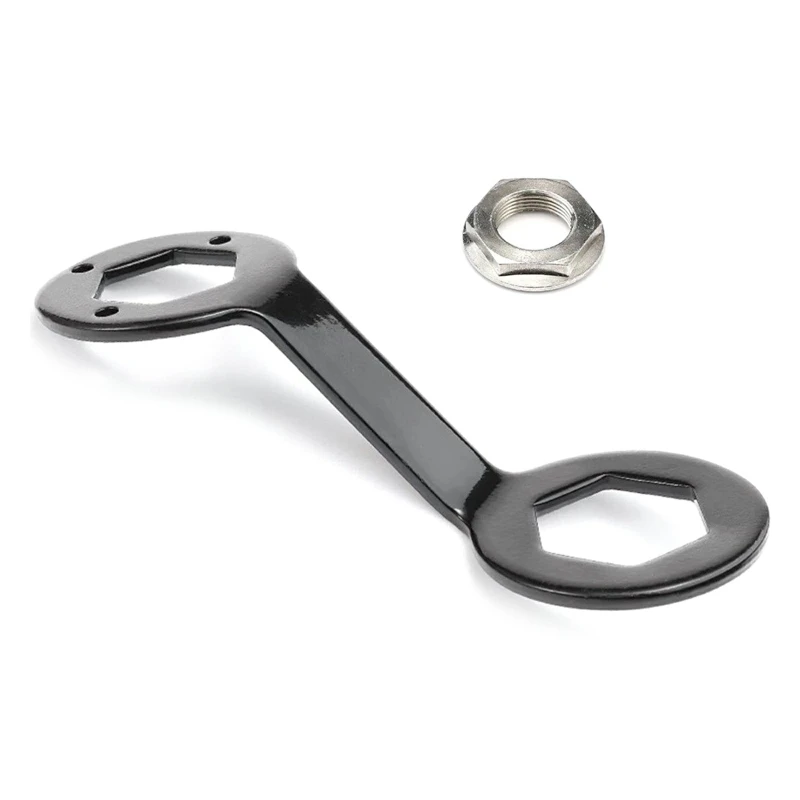 Llave especial para lavadora, llave hexagonal de doble punta para quitar e instalar, tuerca de retención para bañera, duradera, A0NC