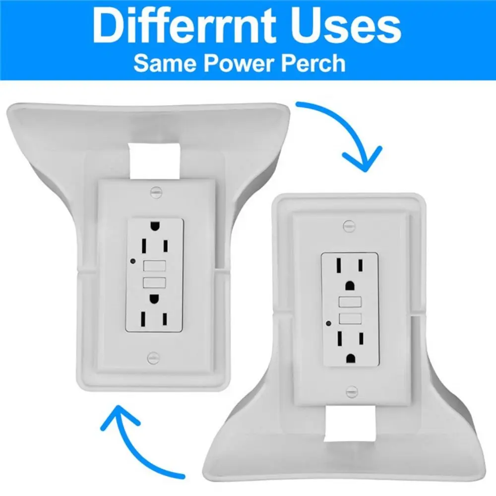 Plastic Racks & Holders Usb Rack Barthroom Storage Outlet Shelf Phone Charging Holder Switch Rack