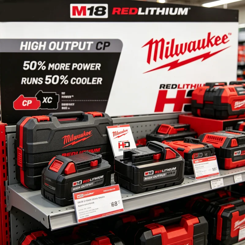 M18 21700 High Rate Battery 8.0Ah All Milwaukee Tools Compatible