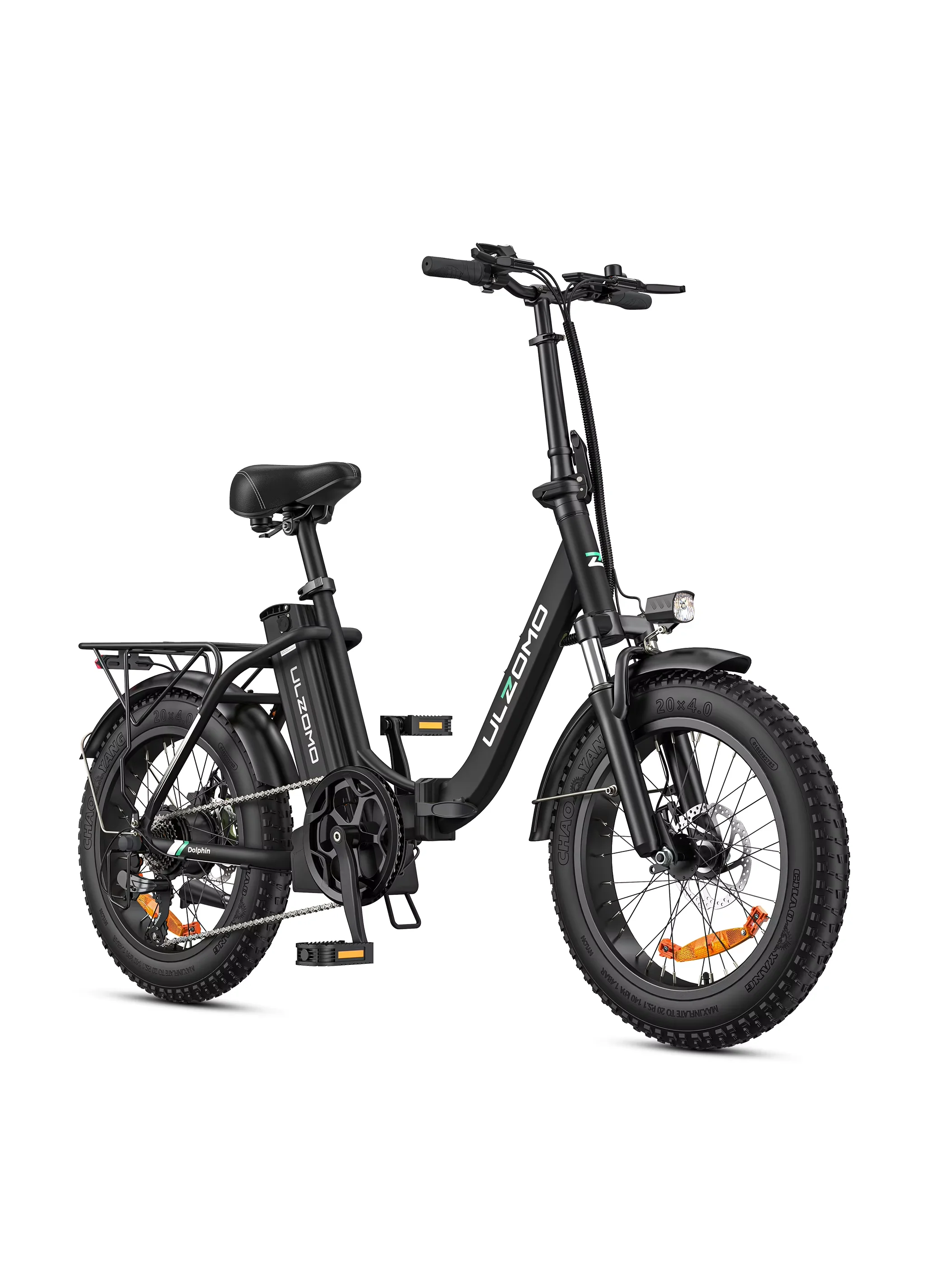 Ulzomo Dolphin 20-inch opvouwbare elektrische fiets, 250 W, 89 km bereik, 13 Ah batterij, elektrische fiets ontworpen voor gebruik buitenshuis, 7-versnellings e-bike