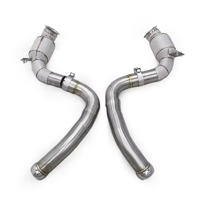 

OEM High Flow Downpipe For Mercedes-Benz E63 AMG W213 4.0TT 2014-2023 Stainless Steel Exhaust System With Heat Shield
