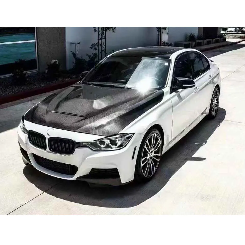 GTS Style Front Bumper Hood Bonnet for BMW F87 M2 F80 F82 F83 M3  & F22 F30 F32 F33 F36