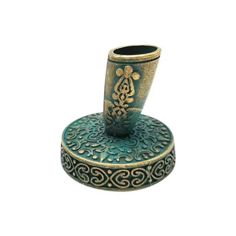 Vintage Feder Stift Stand Metall Europäischen Stil Runde Stift Halter Brunnen Pen Veranstalter Zubehör Edelstahl Lehrer Geschenke