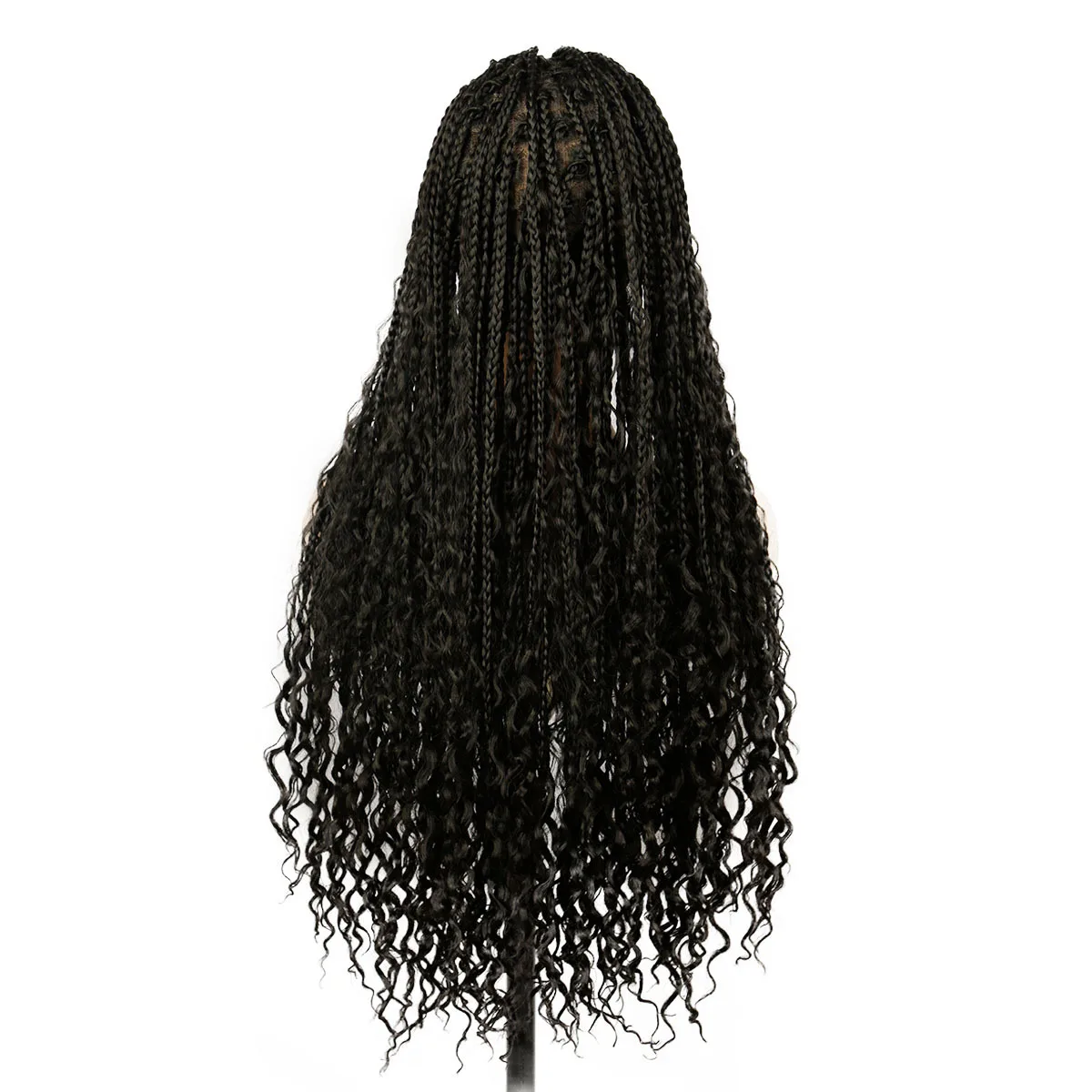 SQRDGQ Synthetic Lace Wigs for Woman 10-32inch Long Braided Wigs Women High Density Full Lace Woman Wigs Crochet Hair Black Wig