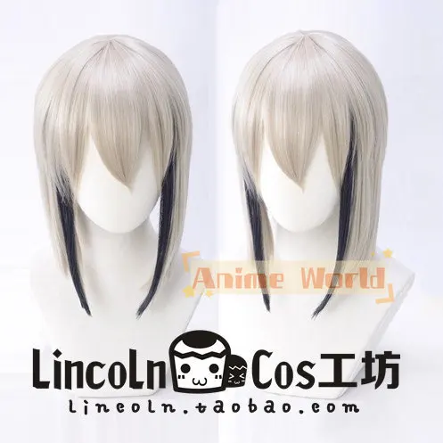 

Парик для косплея в стиле аниме Touken Ranbu Hyuuga Masamune, реквизит для Хэллоуина и карнавальных вечеринок, синтетические волосы, термостойкое волокно + шапочка для парика