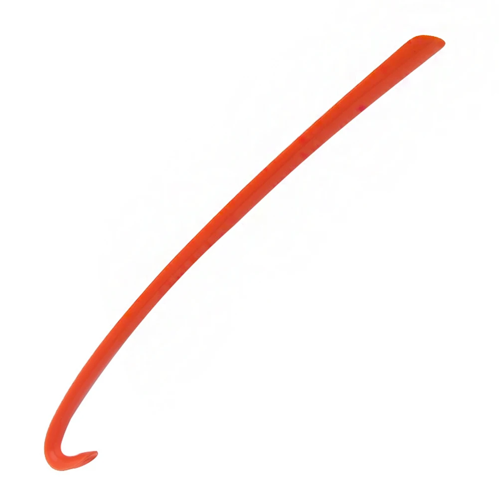 1 PC Shoe Accessories Plastic Long Shoehorn Plastic Shoehorn Long 42cm Shoe Lifter Curved Hook Design Lazy Man Shoes Portable image 3