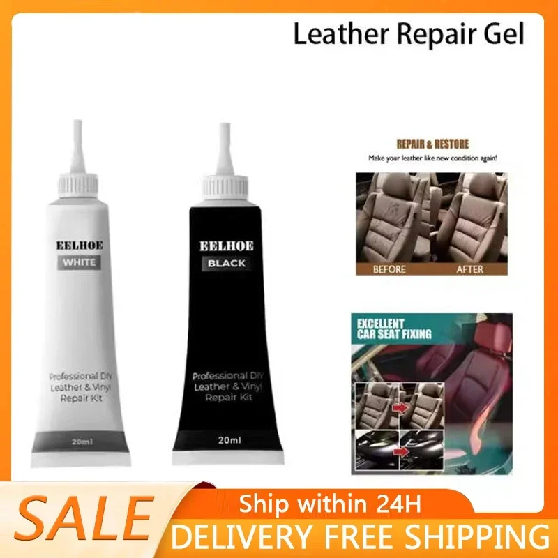 Leather Filling Paste 20ml Natural Leather Filler Repair Compound Leather Restoration Cream For Tears Crack Burns Holes Filler