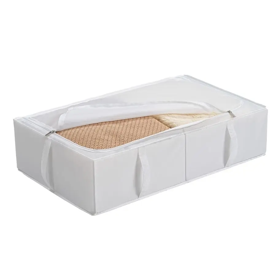 Under Bed Storage Containers, Durable Fabric, Washable, Collapsible, Under Bed Storage Bins for Clothes, Blankets, Sheets, Shoes