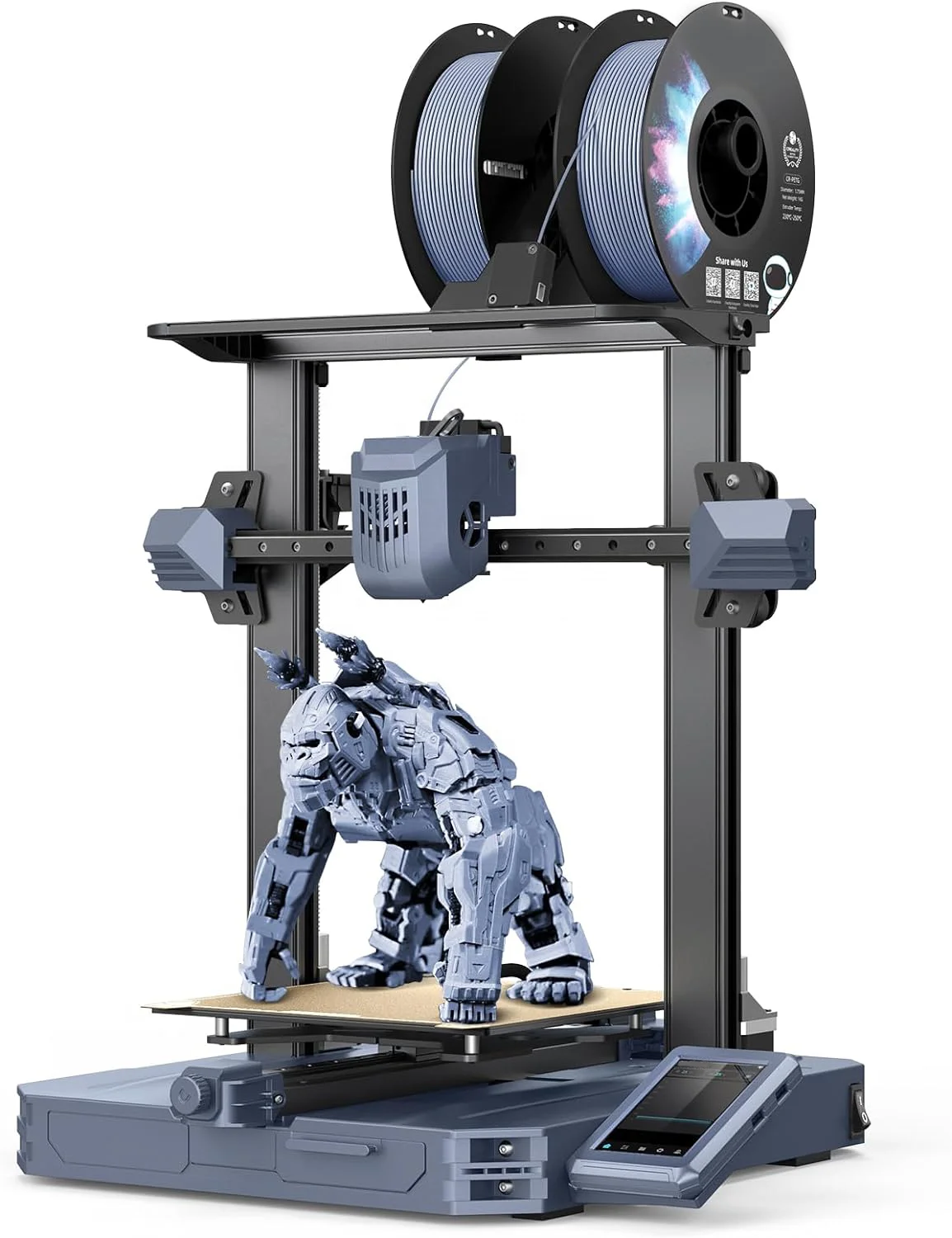 

Criality оптовая продажа CR 10 SE металлическая конструкция Максимальная скорость печати 600 мм/с высокоскоростная линейная направляющая FDM 3D принтер