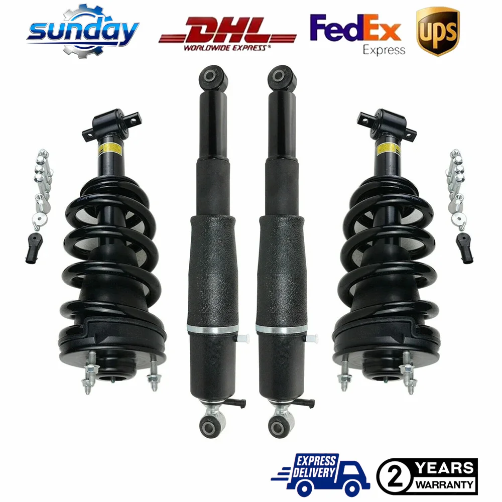 

4x Shock Absorbers w/Magne Spring Absorber Assys 25845438 15909491 For Cadillac Escalade Chevy Tahoe GMC Yukon Avalanche 07-14