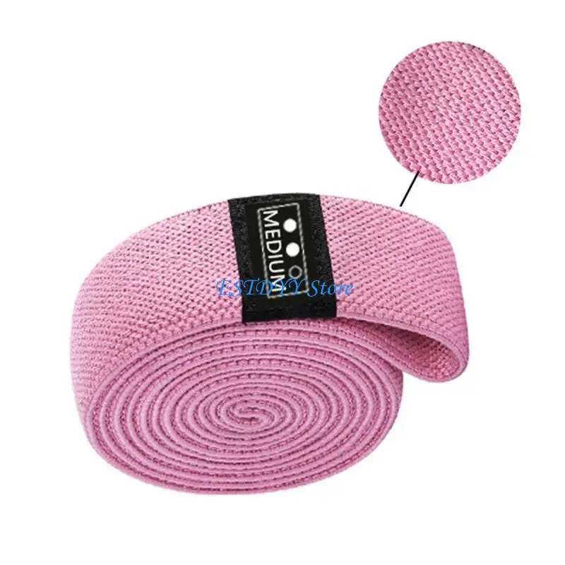 G6DE Professional Elastic Hip Exercise Band Nonslip For Gym Training Offering Color Coding Tensions Multipurpose Glute Band