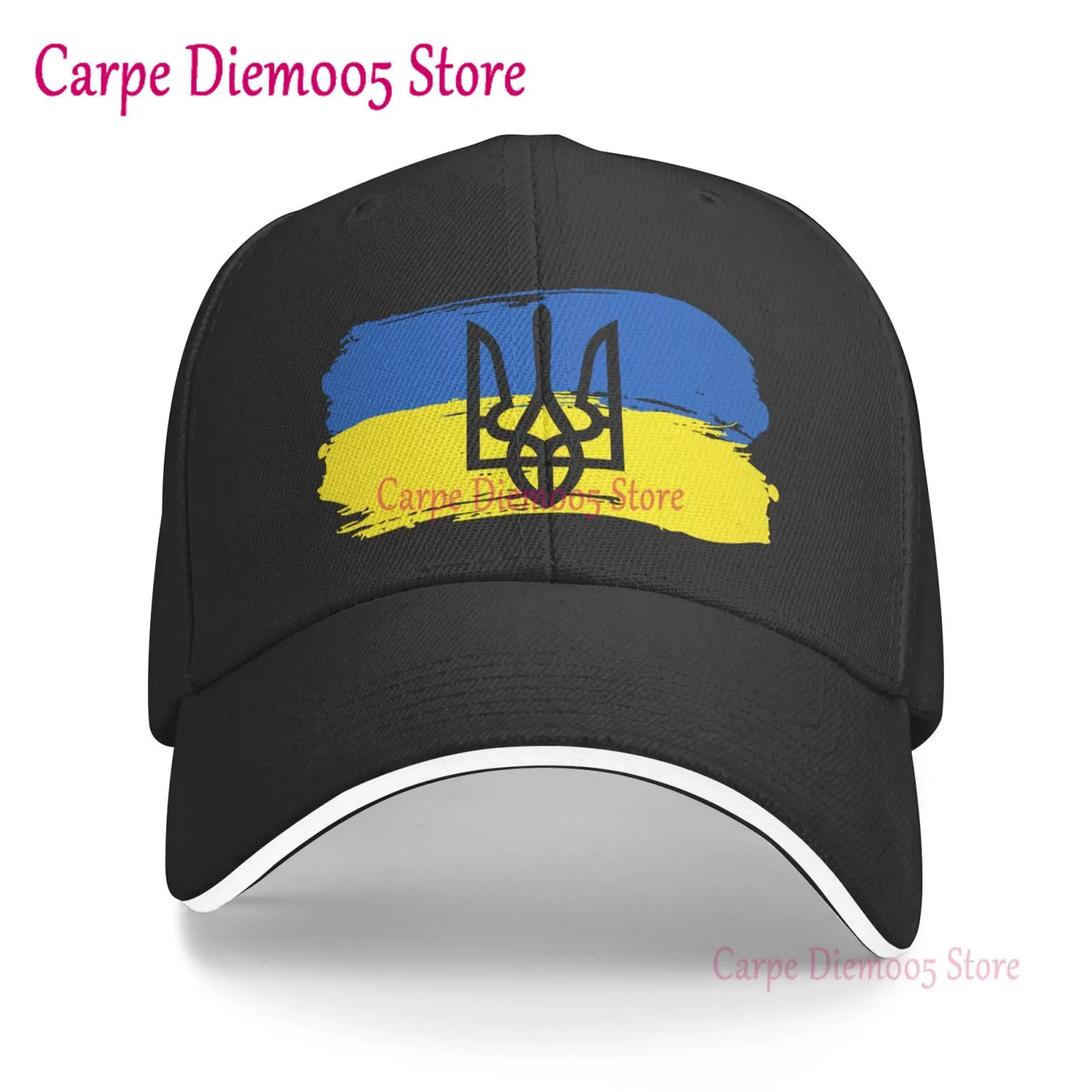 Ukraine Flag Unisex Hats Fashion Adjustable Baseball Cap for Men Women