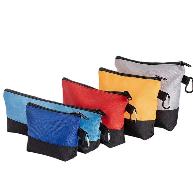 T19C Oxford Cloth 5Pcs Multi-Size Tool Storage Bags With Zipper And Carabiner For Hand Tools For Organizing