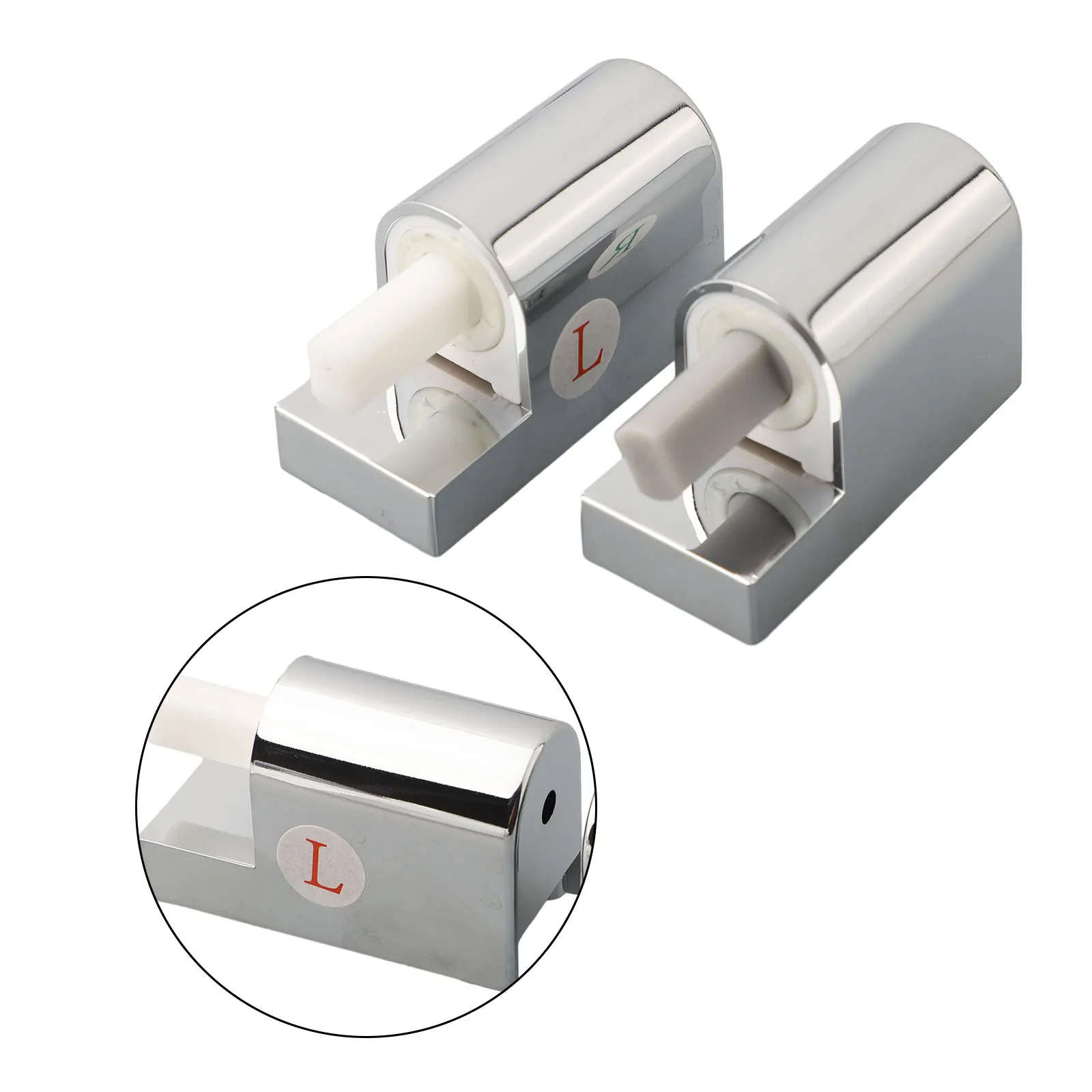 1 Set Toilet Soft Close Hinges Seat Hinge Replacement Contemporary Toilet Lid Hinges Fixing Bathroom Fixture