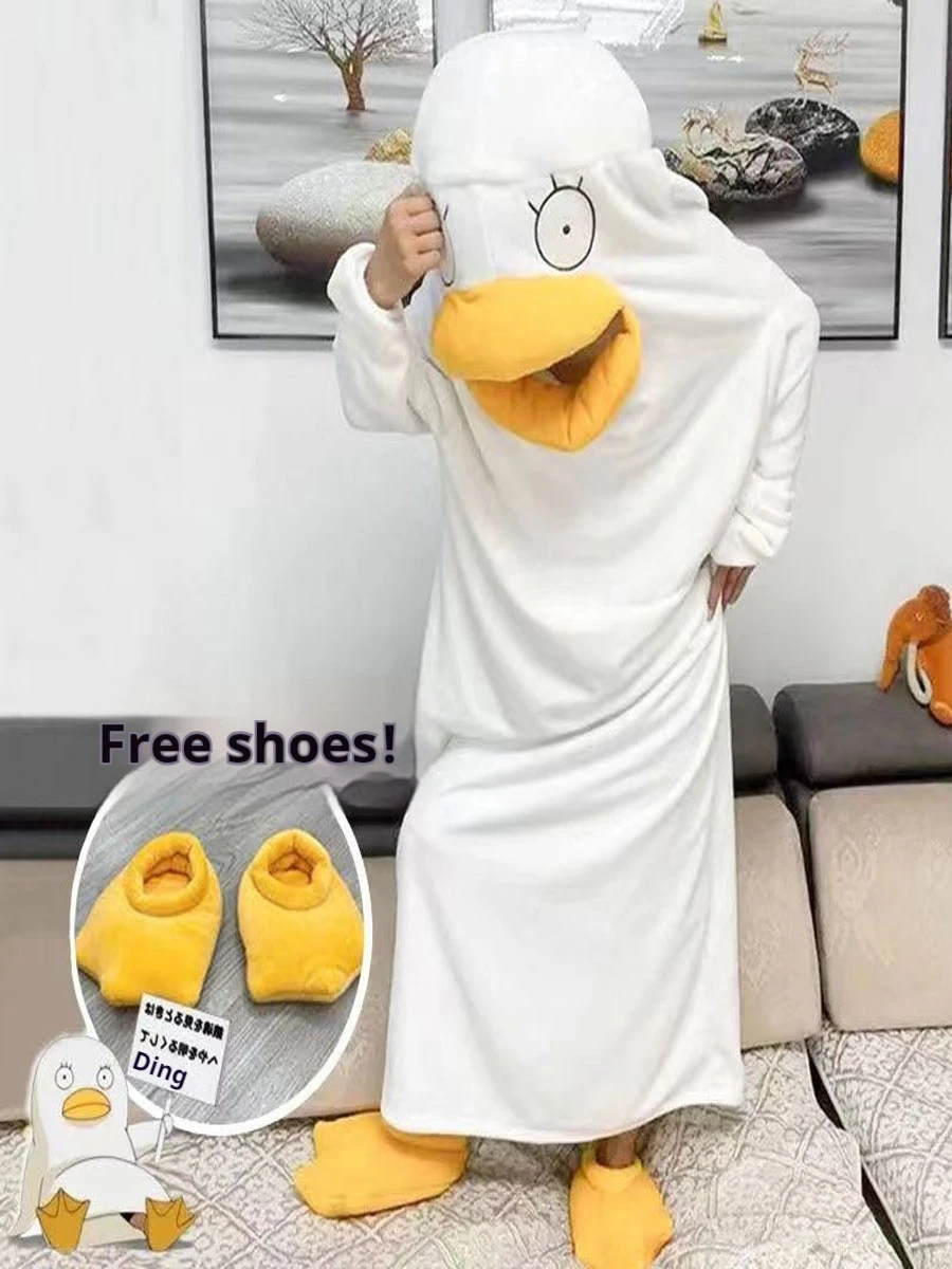 

В наличии ночная рубашка Элизабет, женская осенне-зимняя цельная плюшевая спальная сумка из кораллового флиса, мужская пара, забавный подарок