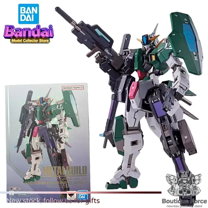 

Bandai METAL BUILD MB Gundam Dynames Saga Action Figure GN-002RE/Sa Anime Mobile Suit Robot Toy for Boys Collectible Model