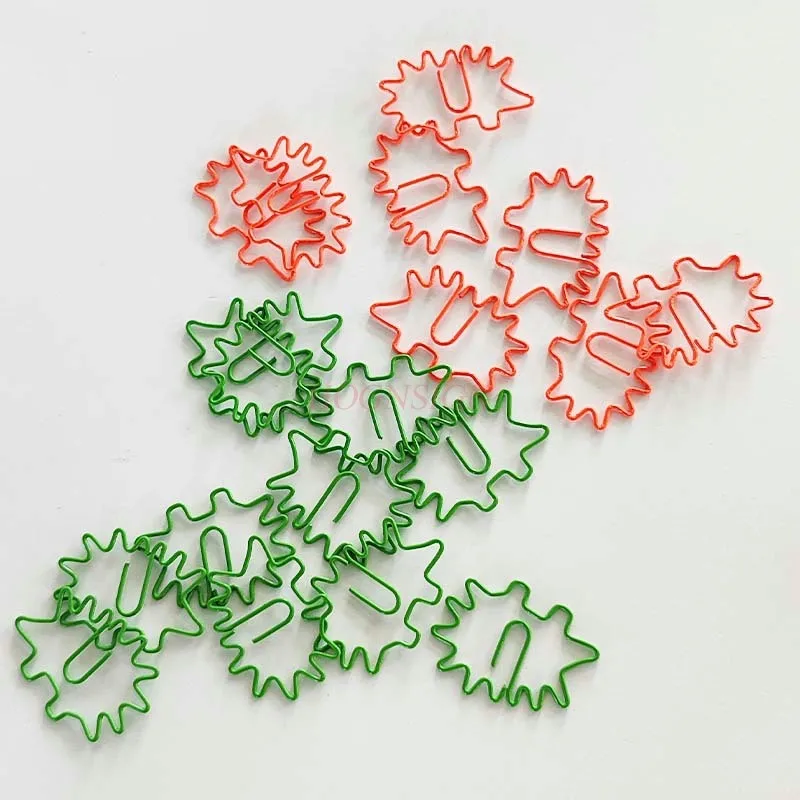 Colorful Hedgehog Paper Clips, Metal Shaped Clips, Animal Paper Clips, 10Pcs
