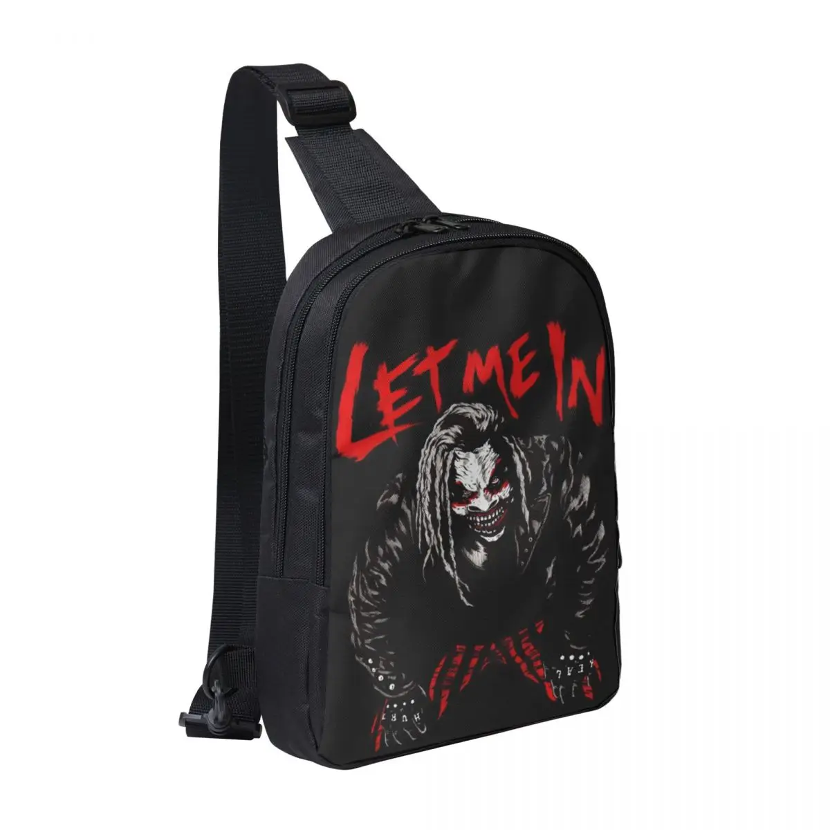 

Bray Wyatt Vintage The Fiend Comics Chest Bag Men Sling Crossbody Backpack Chest Bag Travel Hiking Daypack Shoulder Bag