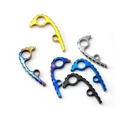 Custom 8 Colors Knife Handle Titanium Back Spacer For Genuine Spyderco C223 Para3 Paramilitary3 Knives Backspacer Spine Keel DIY