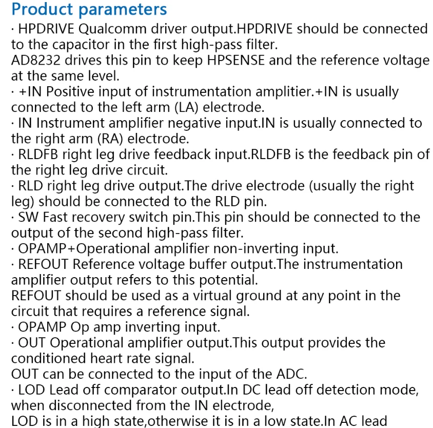 AD8232 EKG Physiologische Messung Puls Herzfrequenzmesser Sensor Modul Kit mit 3 Elektroden Drähte für Arduino R3 – Detail 4