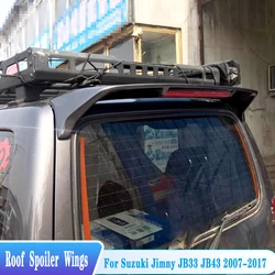 For SUZUKI JIMNY Rear Roof Spoiler Wings 2007-2017 High Quality ABS Plastic Carbon Black Car Tuning Styling Body Kit Accessories