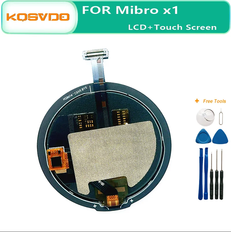 

New For Mibro X1 AMOLED LCD Display Touch Screen Digitizer Assembly Parts For Mibro X1 Smartwatch Replacement