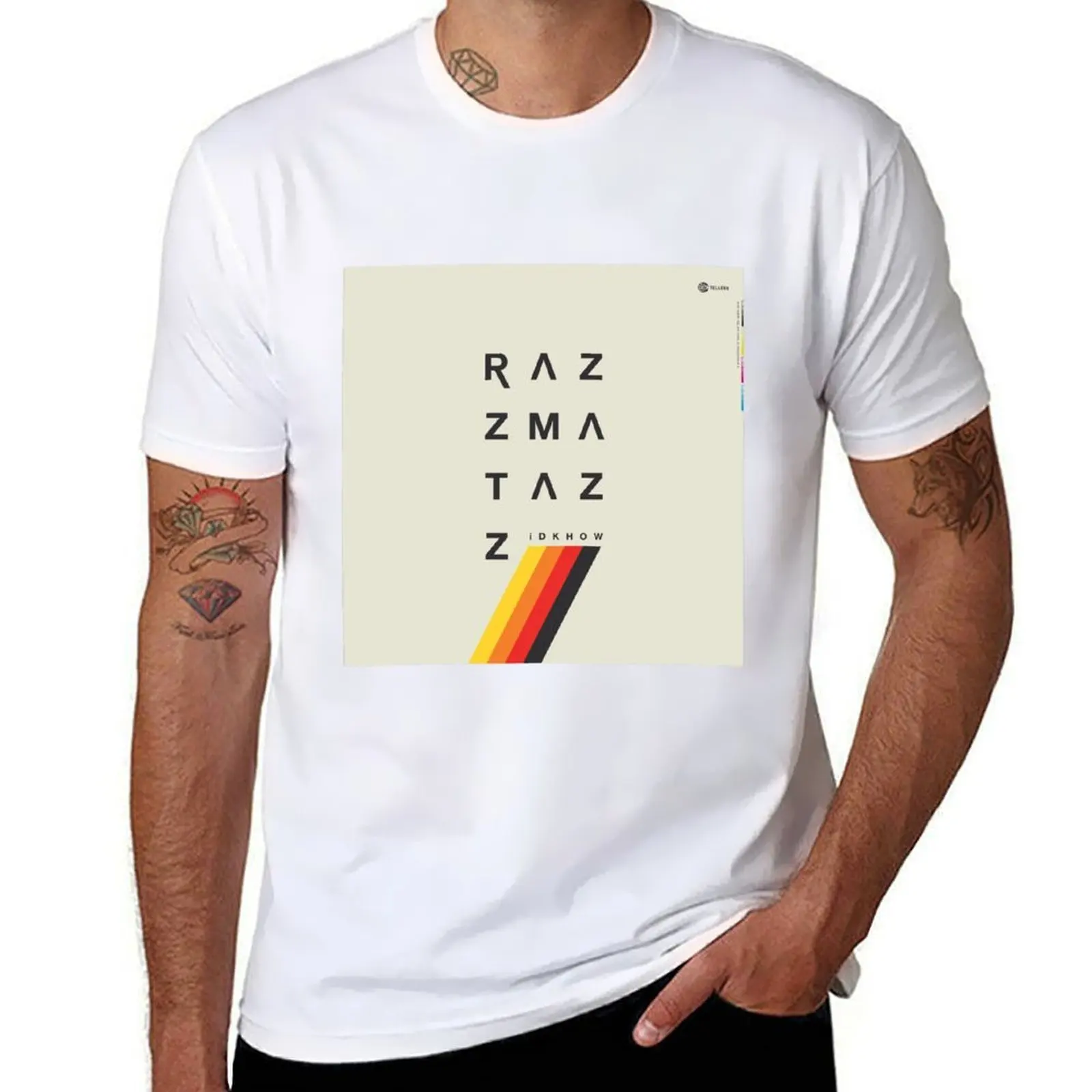 

RAZZMATAZZ - I DON'T KNOW HOW BUT THEY FOUND ME T-Shirt cotton t shirt man man t shirts high quality luxury brand T-Shirt