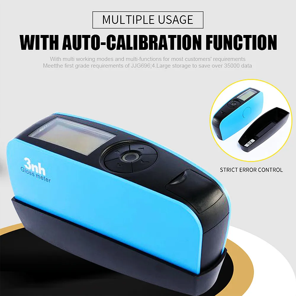 Upgrade YG60S 60 Degree Economic Gloss Meter Paints Ink Ceramic Marble Car Coating Surface Brightness Measurement Glossmeter