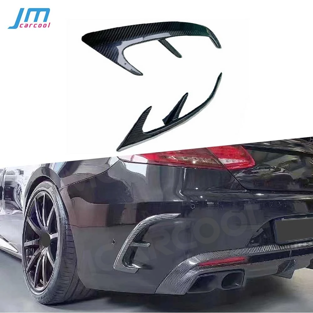 

Car Side Air Vent Trim Rear Bumper Canard Spoiler for Benz S Class W217 C217 S63 S65 AMG Coupe 2014-2019 Body Kits Car Styling