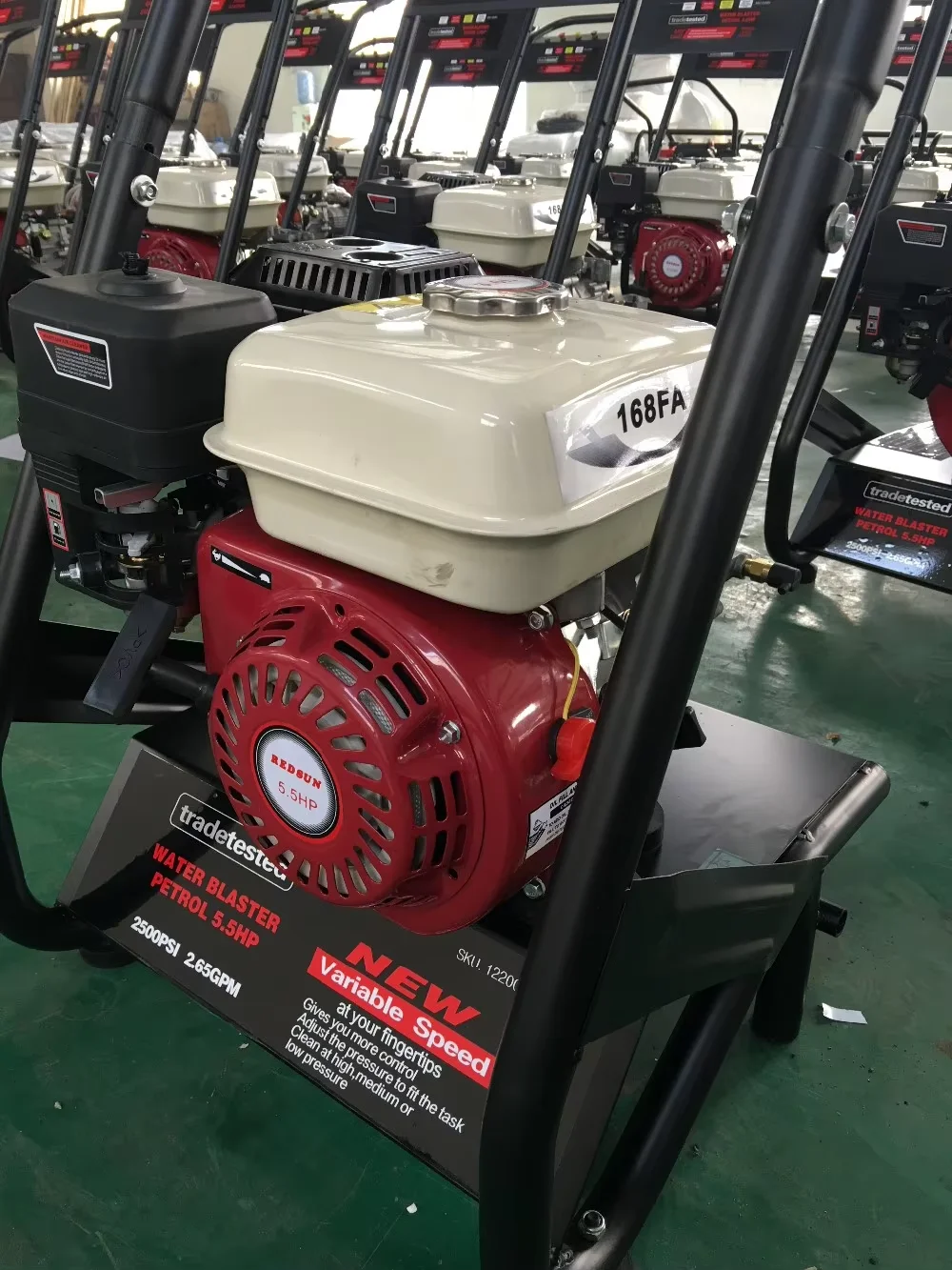 Pipe Drain High Pressure Cleaning Tool Machine 5.5HP for Car Washing