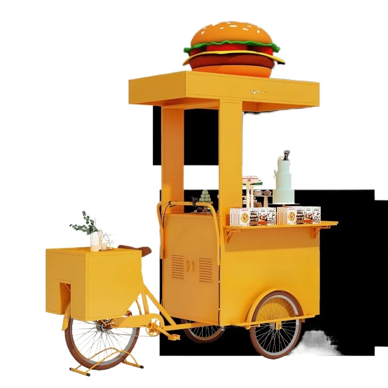 

Outdoor mobile truck mobile stall tricycle