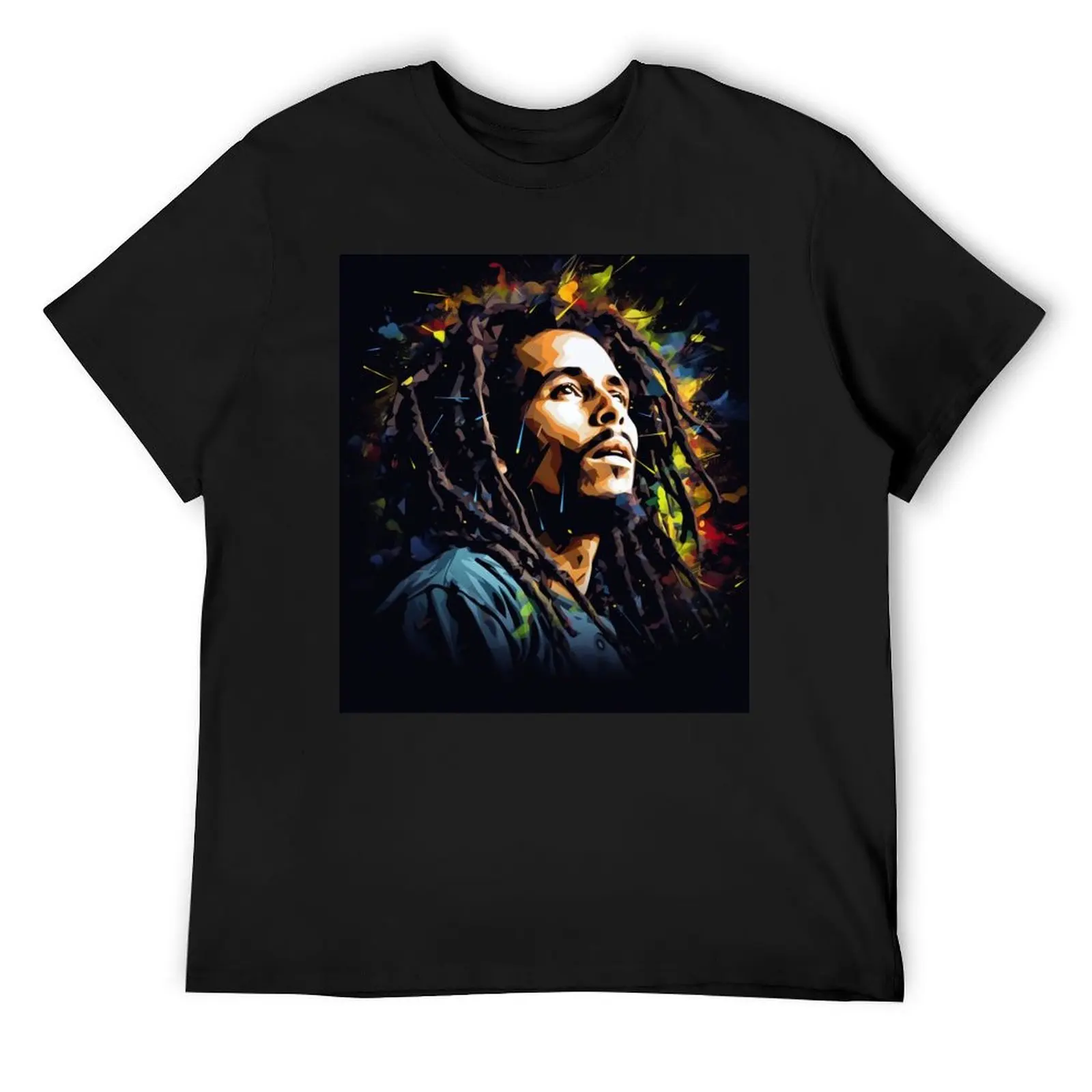 

Bob Marley T-Shirt animal prinfor boys summer clothes oversized blanks mens t shirts