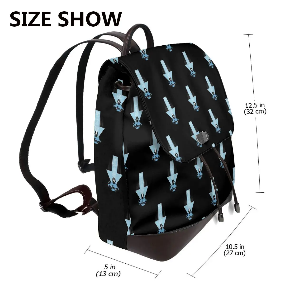 Avatar Aang Arrow Bookbag School Student Bags Hiking Travel Daypack for Women Fashion Derma Backpack