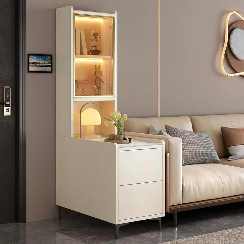 

Sofa side cabinet Side cabinet Bedside small side table Retractable movement