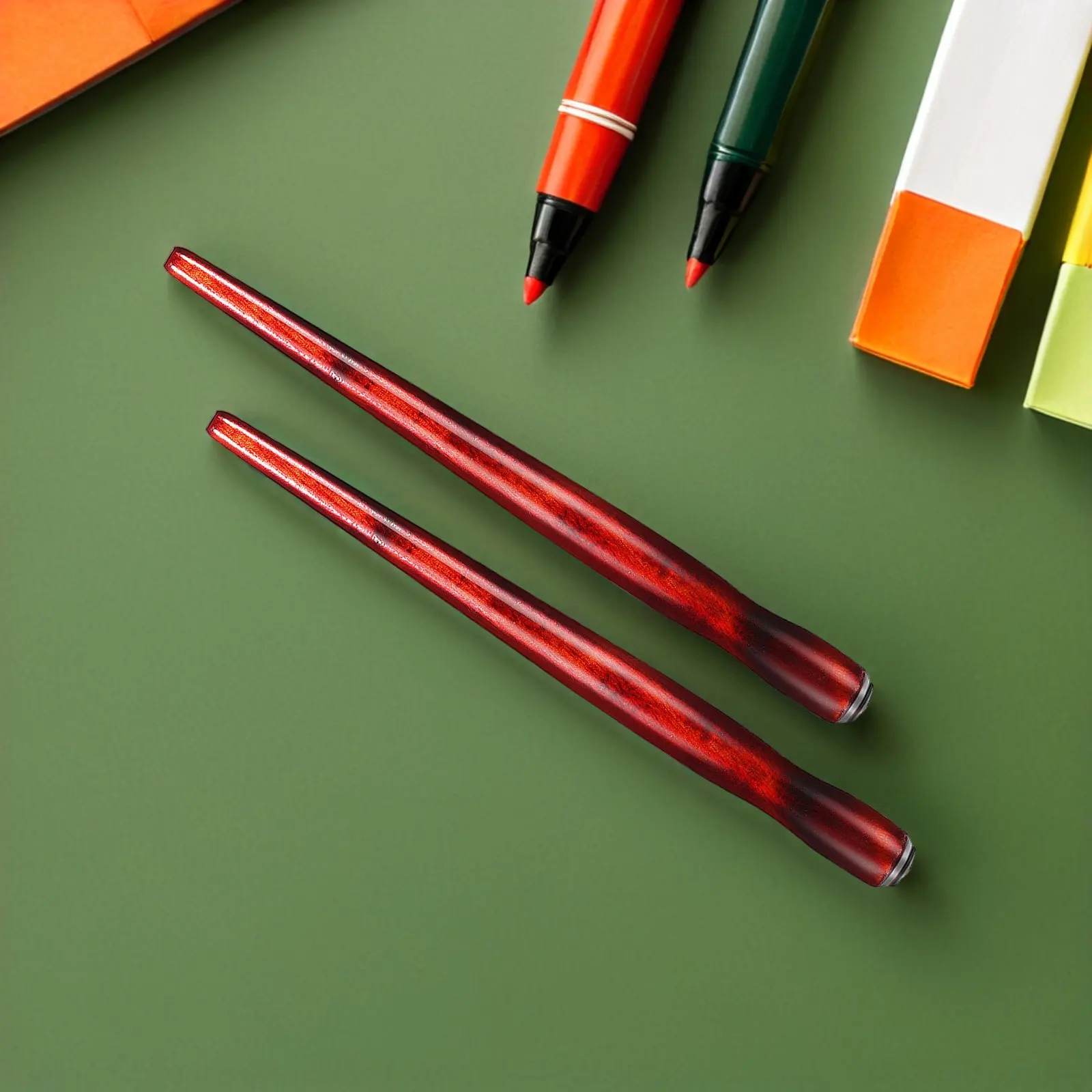 

8Pcs Wooden Calligraphy Pen Holder Straight Dip Pen Handle for Painting Writing Easy Maintenance Clog Resistant Artist Supply