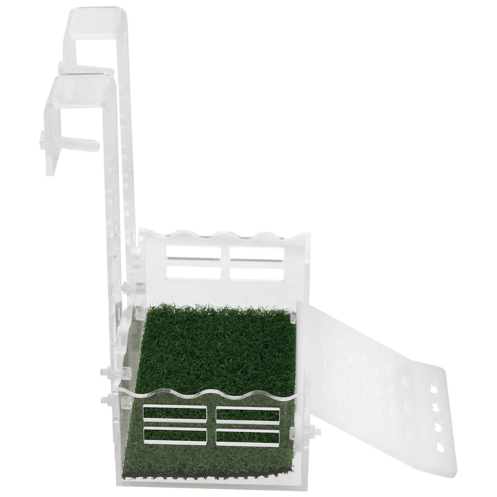 

Acrylic Hanging Turtle Basking Platform Aquarium Terrace Ramp Dock Reptile Climbing Turtle Tank Accessory Terrarium Decor