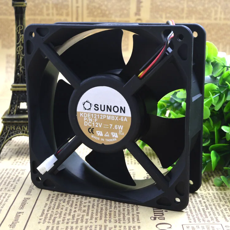 

TAJUN 12038 KDE1212PMBX-6A 12V 7.6W AXIAL FLOW CASE COOLING FAN