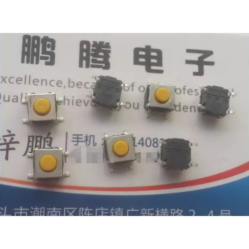 5pcs/lots Imported Japan Tactile Switch 6*6*4.3 SMT 4-legged micro-actuator B3S-1002P key 2.26N