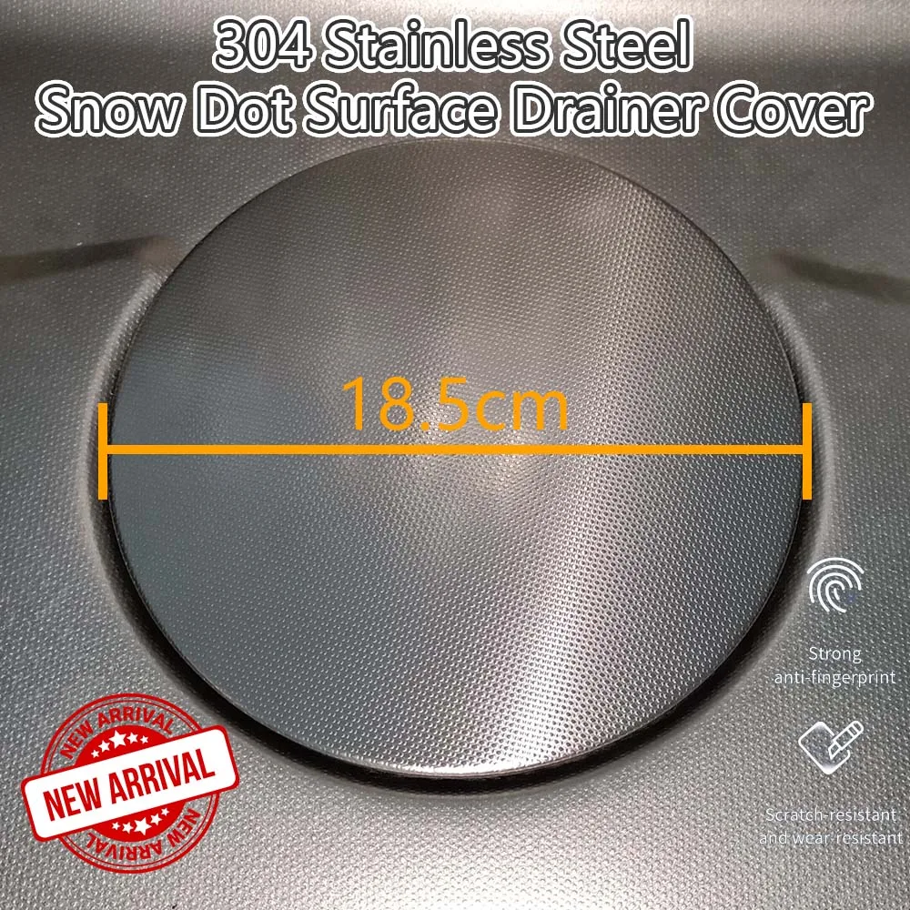 GYL 18.5cm drain cover 304 Stainless Steel Sink Cover Kitchen accessories for Korea sink 185mm